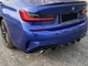 Леза накладки заднього бампера M-Performance BMW 3 series G20 2018 - 2шт. чорний глянець для BMW 3 Series G20 G21 2018- (8113) - зображення 3