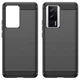 Захисний чохол UniCase Carbon для Xiaomi Poco F5 Pro / Redmi K60 / Redmi K60 Pro - Black - зображення 2