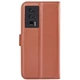 Классический чехол-книжка Deexe Book Type для Xiaomi Poco F5 Pro / Redmi K60 / Redmi K60 Pro - Brown - изображение 5