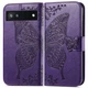 Чохол UniCase Butterfly Pattern для Google Pixel 6a - Purple - зображення 1