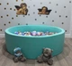 Сухой бассейн Maikinbaby круг 150х40х8 см и 400 шт шаров Мятный (арт.М150-108) - изображение 4