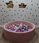 Сухой бассейн Maikinbaby круг 150х40х8 см и 400 шт шаров Розовый светлый (арт.М150-107) - изображение 1