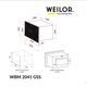 Встраиваемая микроволновая печь WEILOR WBM 2041 GSS - изображение 10
