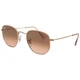 Солнцезащитные очки Ray-Ban Hexagonal Flat Lenses RB3548N 9069/A5 51 мм. GRADIENT BROWN - изображение 2
