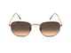 Солнцезащитные очки Ray-Ban Hexagonal Flat Lenses RB3548N 9069/A5 51 мм. GRADIENT BROWN - изображение 4