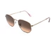 Солнцезащитные очки Ray-Ban Hexagonal Flat Lenses RB3548N 9069/A5 51 мм. GRADIENT BROWN - изображение 5