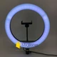 Кольцевая RGB LED лампа 30 см со штативом 2 метра (кольцевой свет) для селфи / фото / видео / инстаграма / тик тока / визажиста (1722-tg) - изображение 10