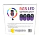 Кольцевая RGB LED лампа 30 см со штативом 2 метра (кольцевой свет) для селфи / фото / видео / инстаграма / тик тока / визажиста (1722-tg) - изображение 11