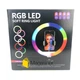Кольцевая RGB LED лампа 30 см со штативом 2 метра (кольцевой свет) для селфи / фото / видео / инстаграма / тик тока / визажиста (1722-tg) - изображение 12