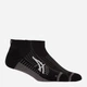 Носки мужские треккинговые короткие ASICS ICON RUN QUARTER SOCK 3013A867-001 43-46 Черный/Серый (4550456356610) - изображение 1