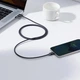 Кабель Baseus Crystal Shine Series USB For Lightning (Apple) Быстрая зарядка 2.4A 1.2m Кабель для Айфона (CAJY000001) Black - изображение 13