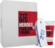 Zestaw Carolina Herrera 212 Heroes Woda toaletowa 90 ml + Żel pod prysznic 100 ml (8411061988688) - obraz 1