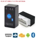 Автосканер ELM327 с кнопкой Bluetooth, V 1.5, OBD2, чип PIC18F25K80 черный - изображение 1