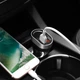 Автомобільний зарядний пристрій HOCO Z29 Regal digital display cigarette lighter car charger Black (6957531092186) - изображение 3
