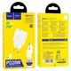 Мережевий зарядний пристрій з кабелем HOCO C80A Plus Rapido PD20W+QC3.0 charger set(Type-C to Type-C) White (6931474779908) - зображення 2