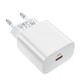 Мережевий зарядний пристрій HOCO C76A Plus Speed source PD20W charger White - изображение 5