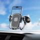 Автотримач для телефона HOCO H10 General car holder(windshield) Чорний - зображення 7