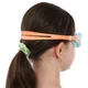 Очки-полумаска для плавания детские Zelart Yingfa Junior Fit J668AF Mint-Orange - изображение 4