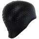 Шапочка для плавания силиконовая на длинные волосы Yingfa Fit 0061 Black - изображение 2