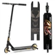 Трюковый самокат Best Scooter SIMBIOTE 71383 с рулевой системой HIC, колеса 120 мм + 2 пеги, Черно-оранжевый - изображение 1