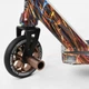 Трюковый самокат Best Scooter BS-77350 с рулевой системой HIC, колеса 110 мм, с принтом + 2 пеги, Цветная абстракция - изображение 6