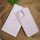 Чохол Silicone Case with MagSafe для iPhone 13 Pro Max Chalk Pink - зображення 3
