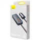 Автомобильное зарядное устройство Baseus Share Together PPS multi-port Fast charging car charger with extension cord 120W 2U+1C Gray (759769) - изображение 5