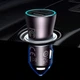 Автомобильное зарядное устройство Baseus Golden Contactor Max Dual Fast Charger Car Charger U+U 60W Dark Gray (759782) - изображение 5