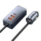 АЗУ Baseus Share Together PPS multi-port Fast charging car charger with extension cord 120W 3U+1C для зарядки в машине Gray (752002) - изображение 1