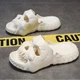 Повседневные тапочки Skull для пляжа и улицы Бежевые 37р 23.5см Без бренда (Skslip37beige) - изображение 7