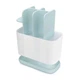 Органайзер для зубних щіток Large Toothbrush Caddy підставка для ванної кімнати Blue - зображення 4