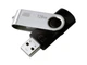 USB флеш накопичувач GOODRAM 128GB UTS2 Twister Black USB 2.0 (UTS2-1280K0R11) - зображення 1