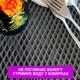Коврик для сушки посуды EVAPUZZLE KITCHEN 60x40 см (сушилка для посуды, коврик для кухни, под посуду) Черный - изображение 6