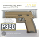 Пневматический пистолет Sig Sauer P320 Coyot Tan (AIR-P320-177-30R-CYT) - изображение 9