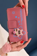 Кошелек No brand 466 женский темно-розовый - изображение 1