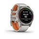 Смарт-часы Garmin Fenix 7 Pro Sapphire Solar Edition Titanium with Fog Gray/Ember Orange Band (010-02777-21) - изображение 3