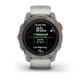 Смарт-часы Garmin Fenix 7 Pro Sapphire Solar Edition Titanium with Fog Gray/Ember Orange Band (010-02777-21) - изображение 5