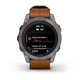 Смарт-часы Garmin Fenix 7 Pro Sapphire Solar Edition Titanium with Chestnut Leather Band (010-02777-30) - изображение 2