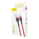 Кабель Baseus Cafule Cable USB for Type-C 3 A 1 м Red (CATKLF-B09) - изображение 8