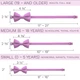 Бабочка Bow Tie House большая розовая Lilac Chiffon 10275L - изображение 4