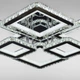 Потолочная люстра LED хрустальная 292W на 6 LED квадратов с пультом 3000-6000К SY-19376/4+2 CR Svet - изображение 5