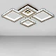 Потолочная светодиодная люстра 148W на 4 плафона LED квадрат с диммером 3000-6000К SY-201909/2+2 FG Svet - изображение 8