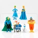 Игрушки набор Фрозен Холодное сердце Frozen 2 Анна-Эльза-Кристофф-Олаф Дисней 6 шт 5 - 10 см - изображение 5