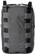 Підсумок універсальний 5.11 Tactical Flex 6 x 9 Vertical Pouch 56658-092 Сірий (2000980553723) - зображення 3