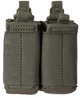 Підсумок для магазинів 5.11 Tactical Flex Double Pistol Mag Pouch 2.0 56669-186 Сіро-зелений (2000980574889) - зображення 1