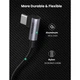 Кабель USB 2.0 Type-C M-M UGREEN US335 70698 90° 2м 20V/5A 100W - зображення 6