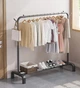 Напольная вешалка для одежды и обуви металлическая с крючками Clother Rack стойка для вещей стеллаж Черная GS-6286 - изображение 10
