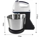 Миксер кухонный с чашей из нержавейки Crownberg CB-7321 Белый 300W - изображение 2