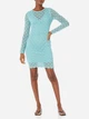 Платье короткое летнее женское Guess 442396970 XL Бирюзовое (1159791182) - изображение 5