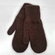 Варежки женские (ангора+ПА) ODYSSEY One Size шоколад 4124-п - изображение 1